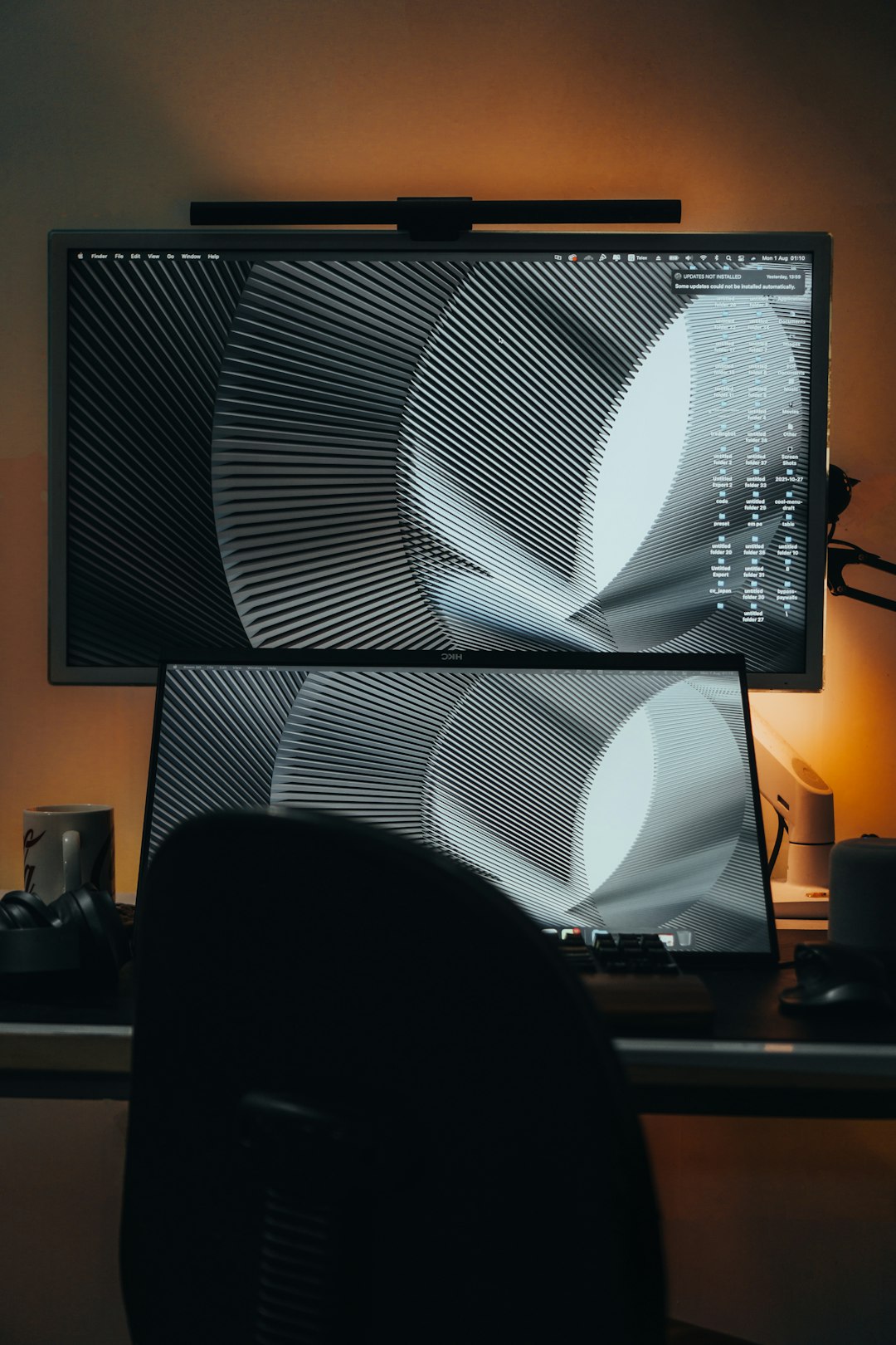 Welke monitor verhoger voor 2 schermen